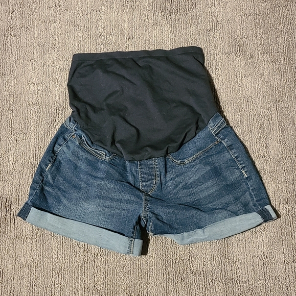 Maternity Jean Shorts - Picture 1 of 3